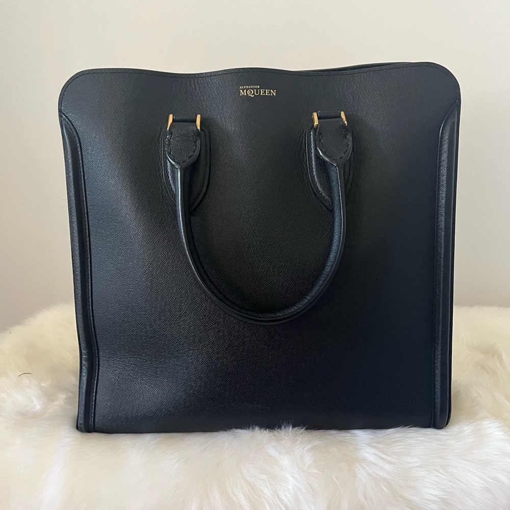 Alexander McQueen Black Leather Bag